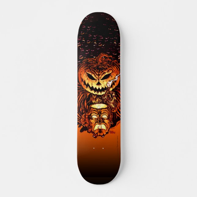 Halloween pumpakung skateboard bräda 20 cm (Framsida)