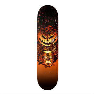 Halloween Pumpakung Skateboard Bräda 20 Cm
