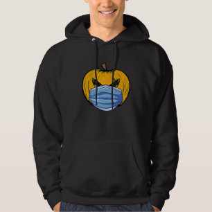 Halloween Pumpamask med Onda Jack Olantern Ansikte Hoodie