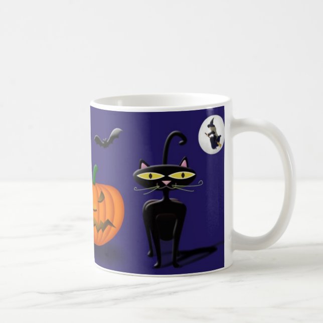 Halloween pumpamugg kaffemugg (Höger)