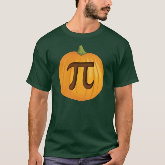 Halloween pumpapaj Pi T-shirt (Framsida)