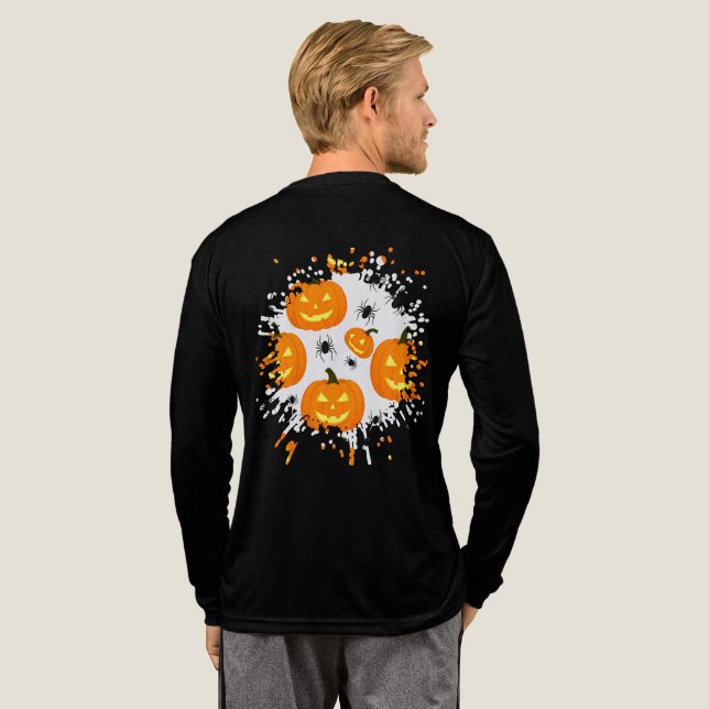 Halloween Pumpaparad T Shirt (Hel baksida)