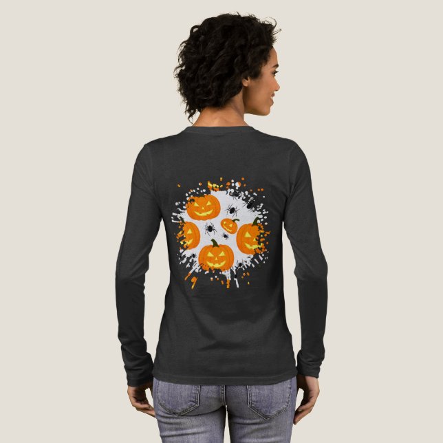 Halloween Pumpaparad T Shirt (Hel baksida)
