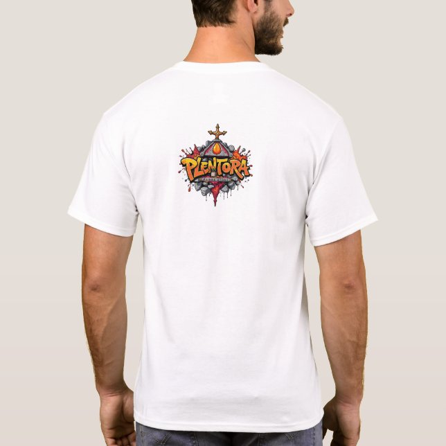 halloween pumpar graffiti konst cool t shirt (Baksida)