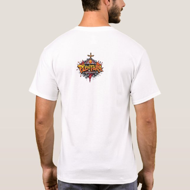 halloween pumpar graffiti konst cool t shirt (Baksida)