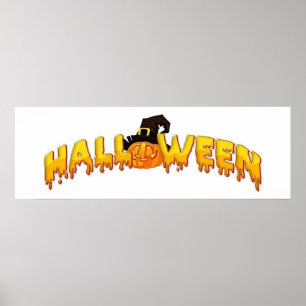 Halloween-pumphäxa Poster