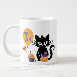 halloween pumpkatt jumbo mugg