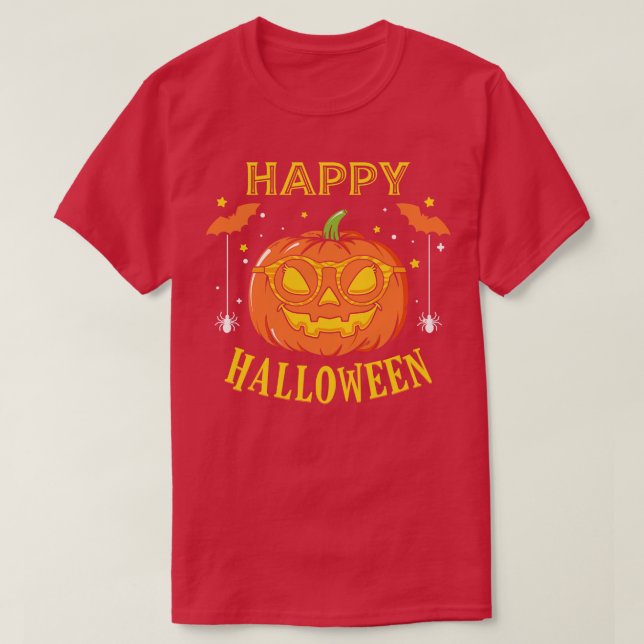 Halloween pumpkin 6 t shirt (Design framsida)