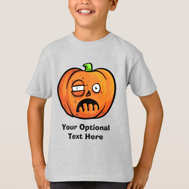 Halloween Pumpkin anpassningsbar shirts & jacka T Shirt (Framsida)