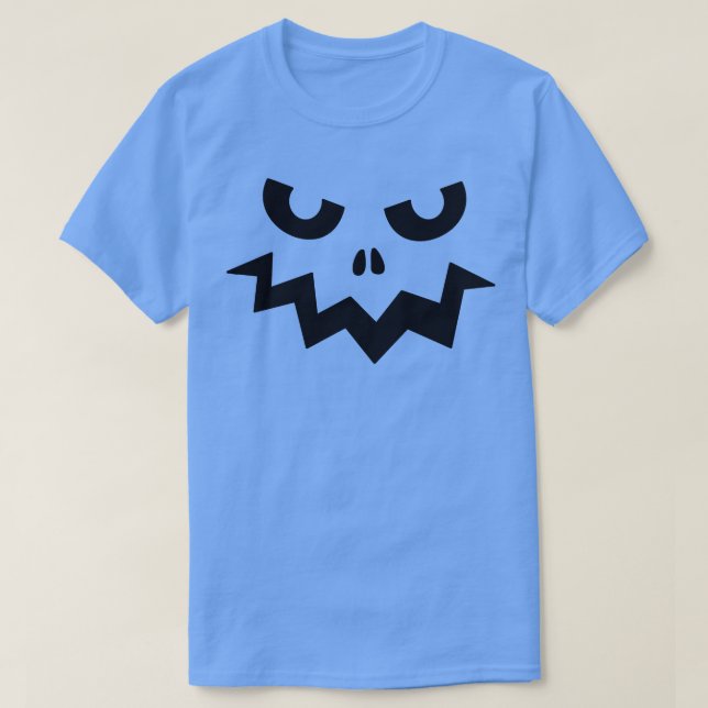 Halloween Pumpkin Ansikte 1 T Shirt (Design framsida)