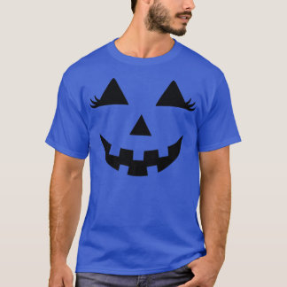 Halloween Pumpkin Ansikte Costume Manar Women Kids T Shirt