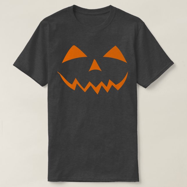 Halloween Pumpkin Ansikte Costume Scary Jack O'Lan T Shirt (Design framsida)