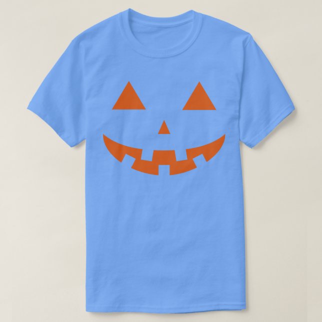 Halloween pumpkin ansikte eller Lantern för hallow T Shirt (Design framsida)