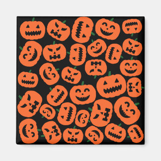 Halloween Pumpkin Ansikte Magnet