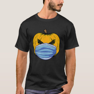 Halloween Pumpkin Ansikte Mask Sinister Evil Jack T Shirt