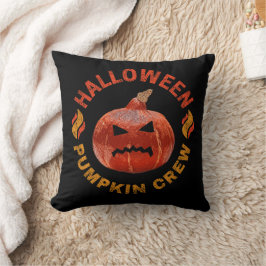 Halloween Pumpkin Ansikte Retro Costume Thanksgivi Kudde