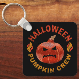 Halloween Pumpkin Ansikte Retro Costume Thanksgivi Nyckelring