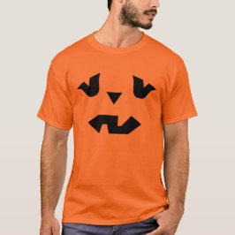 Halloween Pumpkin Ansikte T Shirt