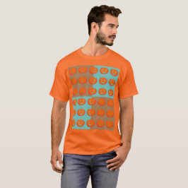 Halloween Pumpkin Ansikte T-Shirt