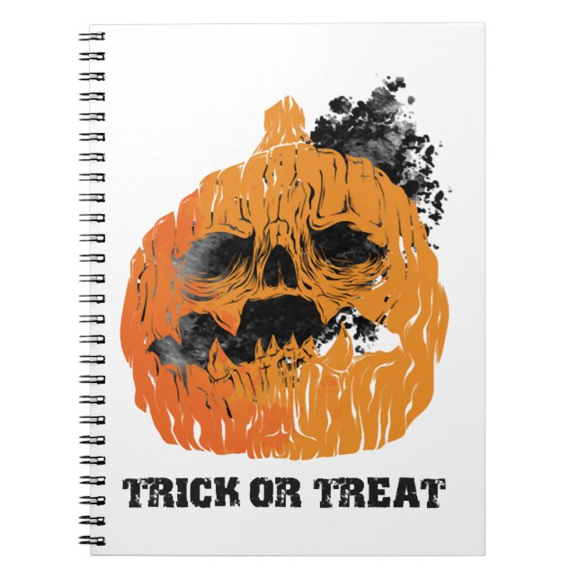 Halloween pumpkin anteckningsbok (Framsidan)