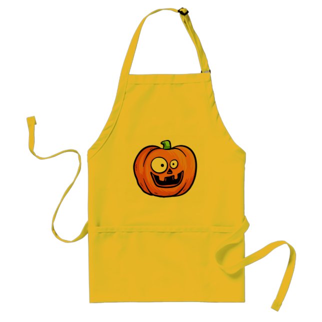 Halloween Pumpkin apron Förkläde (Framsidan)
