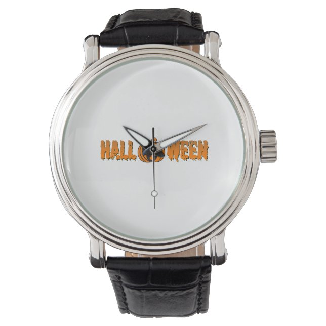 Halloween Pumpkin Armbandsur (Framsida)