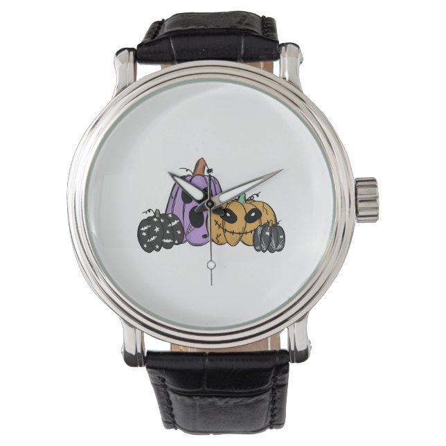 Halloween Pumpkin Armbandsur (Framsida)