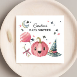 Halloween Pumpkin Baby Shower Pappersservett