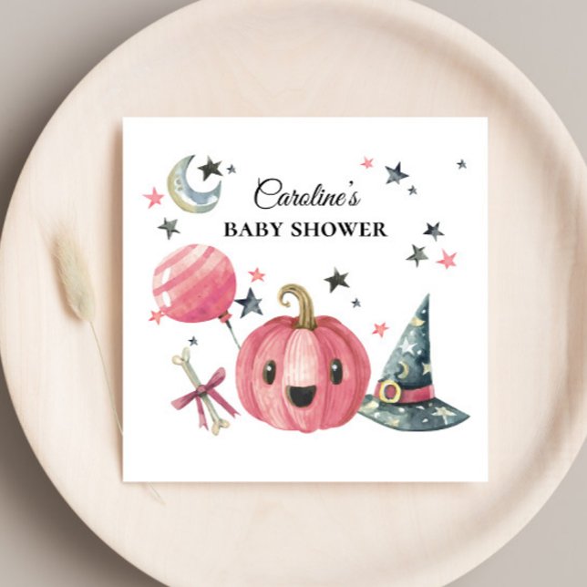 Halloween Pumpkin Baby Shower Pappersservett (Skapare uppladdad)