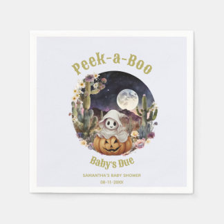 Halloween Pumpkin Boo babydusch Pappersservett