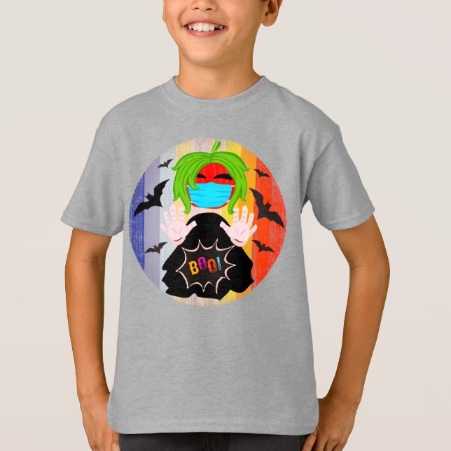 HALLOWEEN PUMPKIN BOO T-Shirt (Framsida)