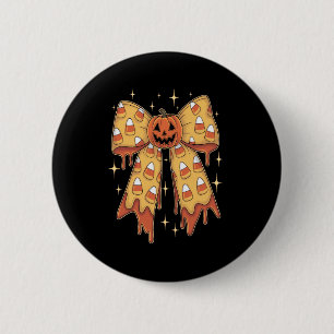 Halloween Pumpkin Bow Candy corn Knapp