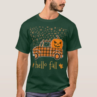 Halloween Pumpkin Buffalo Play Lastbil Hej Träd F T Shirt