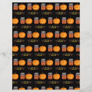 Halloween Pumpkin Candy Treats Craft Papper