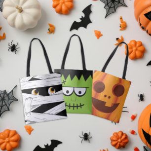 Halloween Pumpkin Candy Tygkasse