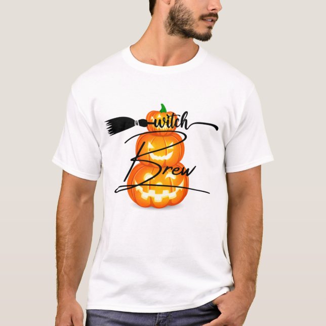 Halloween Pumpkin carving Party Fall Funny T-Shir T Shirt (Framsida)