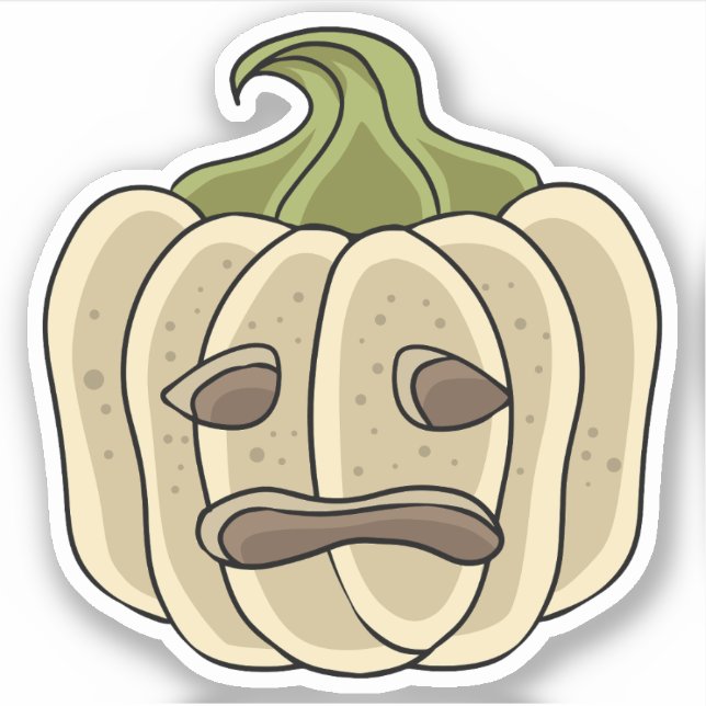 Halloween Pumpkin Character Klistermärken (Framsida)
