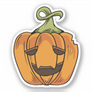 Halloween Pumpkin Character Klistermärken