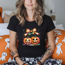 Halloween Pumpkin Cherries sjunker hösthöstens vat T Shirt