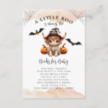 Halloween Pumpkin Cow Little Boo Bokar för Baby