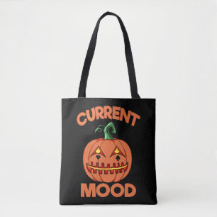 Halloween Pumpkin Current Mood Lycklig Tygkasse