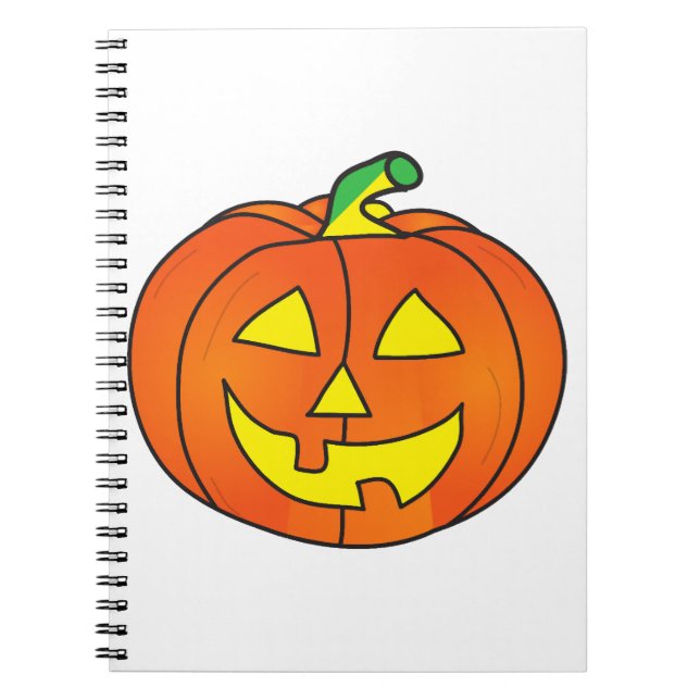 Halloween Pumpkin Cute Witch Chicken Anteckningsbok (Framsidan)