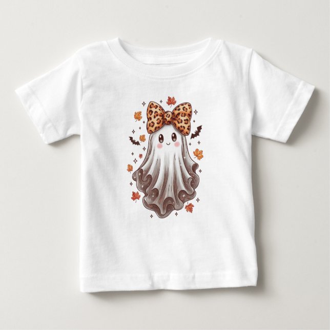 Halloween Pumpkin Cute Witch Spooky Inslag T Shirt (Framsida)