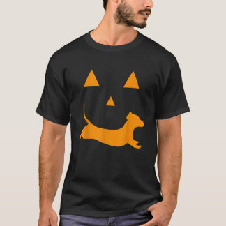 Halloween Pumpkin Dachshund Jackolantern T Shirt