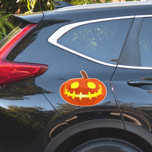 HALLOWEEN PUMPKIN DEKAL (Bilsidan)