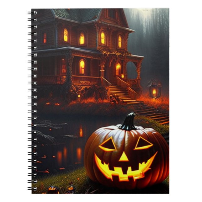 Halloween/Pumpkin/Fall Anteckningsbok (Framsidan)