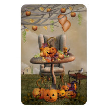 Halloween Pumpkin Feast Fantasy Art
