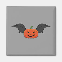 Halloween Pumpkin Fladdermus Magnet