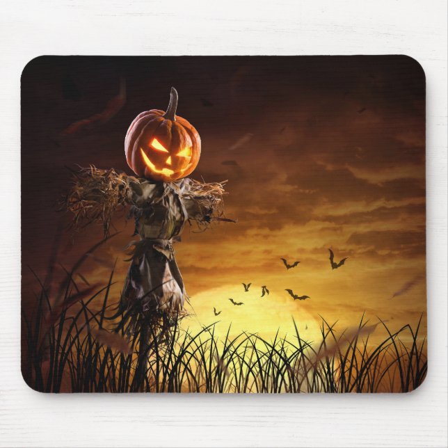 Halloween Pumpkin Fladdermus & Witches #4 Mus Pad Musmatta (Framsidan)