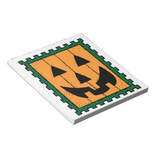 HALLOWEEN PUMPKIN FRIMÄRKE ANTECKNINGSBLOCK
